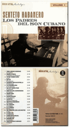 CD - Sexteto Habanero – Los Padres Del Son Cubano Volume 1