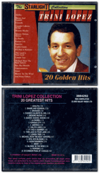 CD - Trini Lopez – 20 Golden Hits