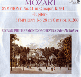 LP - Mozart, Slovak Philharmonic Orchestra, Zdeněk Košler – Symphony No. 41 In C Major, K. 551 ...