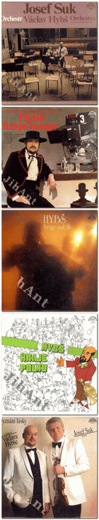5 LP - Hybš hraje tango, Hraje polku, Hraje valčík, Vyznání lásky, Josef Suk