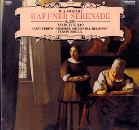LP - W. A. Mozart, Liszt Ferenc Chamber Orchestra, Budapest, János Rolla – Haffner Serenade K ...
