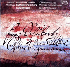 LP - Schubert Arpeggione Sonata - Jozef Koďousek - Bohuslav Zahradník - Květa Novotná
