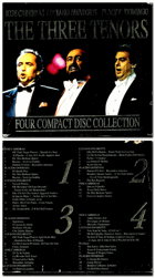 4 CD - Jose Carreras, Luciano Pavarotti, Placido Domingo – The Three Tenors