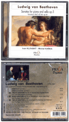 CD - Ludwig van Beethoven, Ivan Klánský, Michal Kaňka – Sonatas For Piano And Cello Op.5 ...
