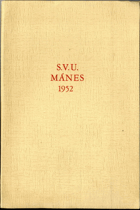 Dva listy z pamětní knihy spolku výtvarných umělců Mánes