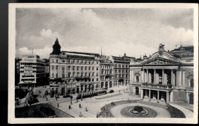 Brünn - Theaterplatz - Brno - Divadelní náměstí - tramvaj (pohled)