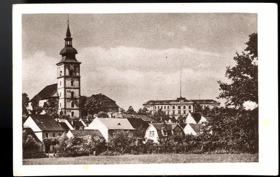 Mimoň - škola (pohled)