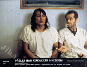 Fotoska - Přelet nad kukaččím hnízdem - Jack Nicholson - režie Miloš Forman