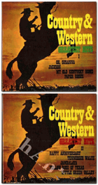 2 LP - Country a Western - Greatest Hits I - II