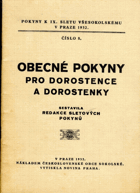 Obecné pokyny pro dorostence a dorostenky