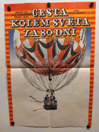 Filmový plakát - Cesta kolem světa za 80 dní - A1