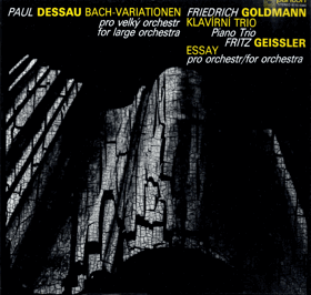 LP - Paul Dessau - Friedrich Goldmann - Fritz Geissler – Bach-Variationen For Large Orchestra - ...