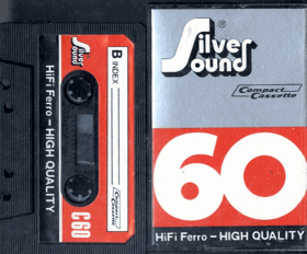 MC - Magnetofonový pásek (kazeta) Silver Sound 60 - HiFi Ferro