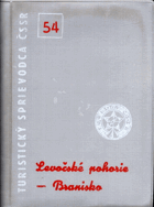 Turistický sprievodca ČSSR 54 - Levočské pohorie
