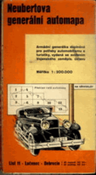 Neubertova generální automapa - list číslo 11 Lučenec - Debrecín