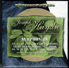 CD - Classica d' Oro - Joseph Haydn