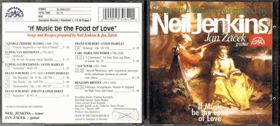 CD - Neil Jenkins a Jan Žáček - If music be the Food of Love