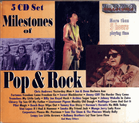 5 CD Set Milestones of Pop a Rock