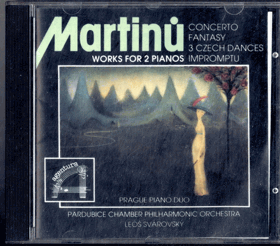 CD - Martinů - concerto fantasy