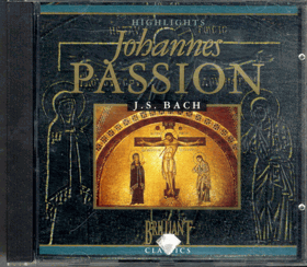 CD - J. S. Bach - Passion
