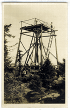 Šumava - Rozhledna - Rakousko (pohled)