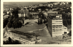 Zlín - Gottwaldov - Pohled s mrakodrapu (pohled)
