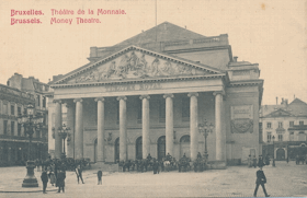 Belgie - Bruxelles - Théátre de la Monnaie (pohled)