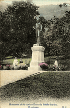 Pomník of Sir Arher Kennedy Public Garden, Hongkong (pohled)