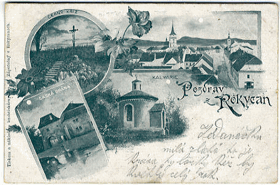 Rokycany- pozdrav (pohled)