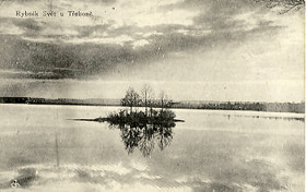 Třeboň - Rybník Svět (pohled)