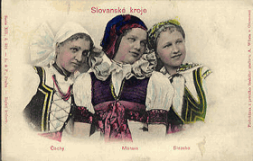Slovanské kroje (pohled)