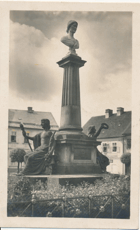 Česká Skalice - Pomník Boženy Němcové (pohled)