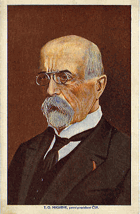 T. G. Masaryk - První president ČSR (pohled)