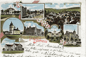 Pozdrav z Bělohradu - Bělohrad - koláž (pohled)
