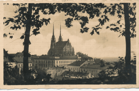 Brno - Brunn - Petrov - Petersdom (pohled)