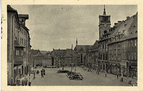 Cheb - náměstí (pohled)