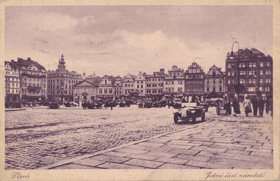 Plzeň - Jižní část náměstí (pohled)