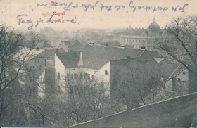 Zagreb, střechy (pohled)