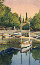Itálie - Abbazia - Motiv am Nordstrand (pohled)