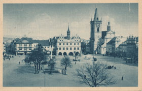 Litoměřice - Leitmeritz a. d. E. Stadtplatz (pohled)