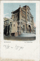 Monaco - La Cathedrale (pohled)