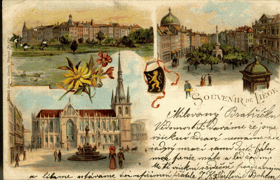 Souvenir de Liege (pohled)