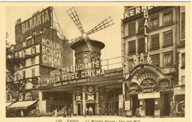 Paris - La Moulin Rouge (pohled)