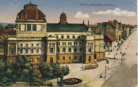 Plzeň - Městské divadlo (pohled)