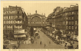 Paris - La Gare du Nord (pohled)