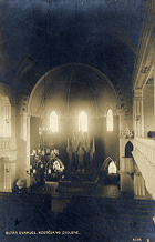 Zvolen - oltář evangelického kostela (pohled)
