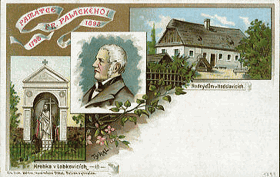 František Palacký - rodný dům a hrobka (pohled)