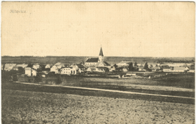 Milovice, celkový pohled (pohled)
