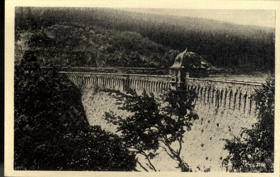 Most - Údolní přehrada (pohled)