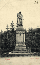 Čáslav - Žižkův pomník (pohled)